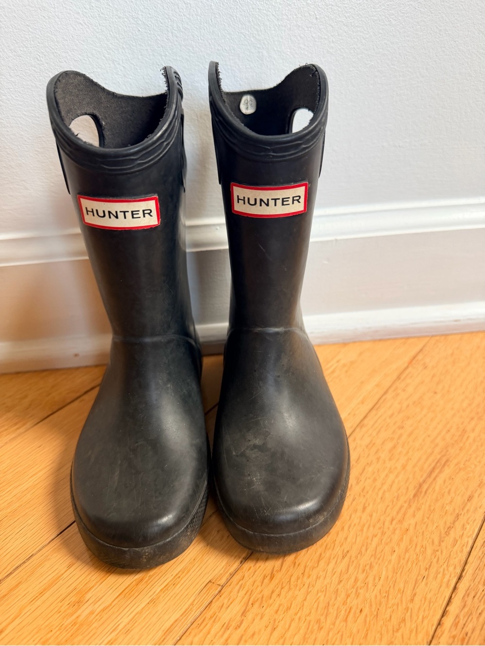 Hunter Black Rain Boots Kids Size 8T
